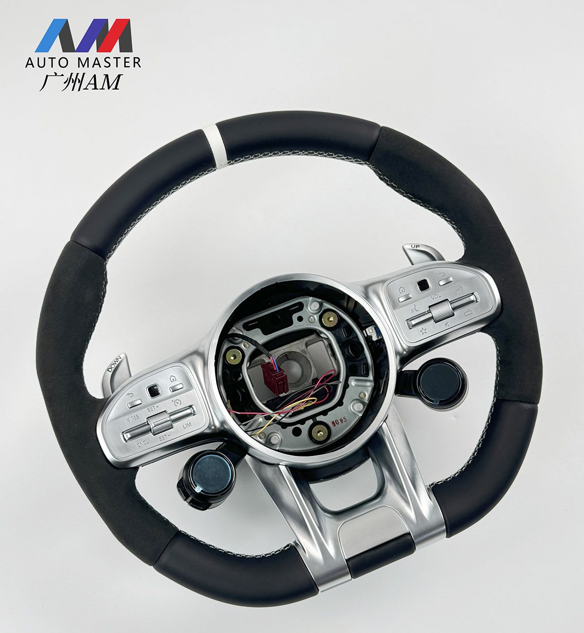 AMG Alcantara Steering Wheel with LED Drive Knob