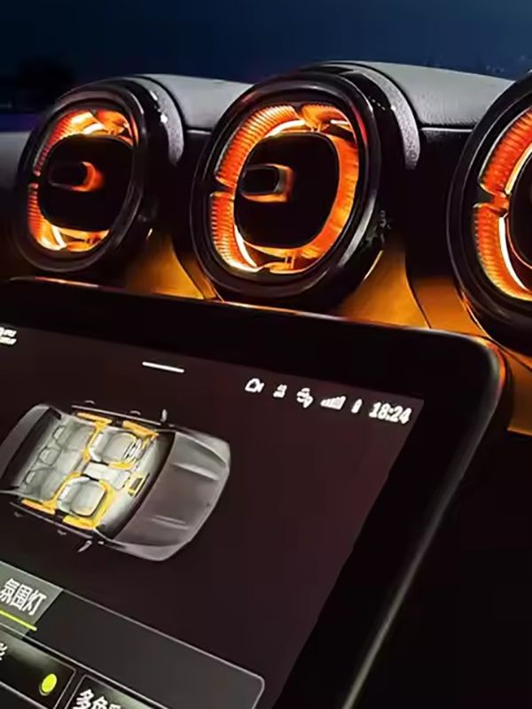 Mercedes-Benz Turbine Luminous Air Vent Modification Case