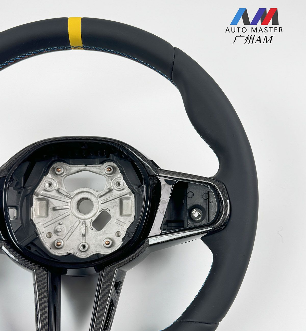 CS Leather Steering Wheel with Yellow Centering Marker缩略图2