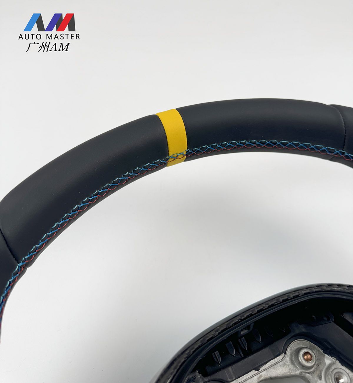 CS Leather Steering Wheel with Yellow Centering Marker缩略图3